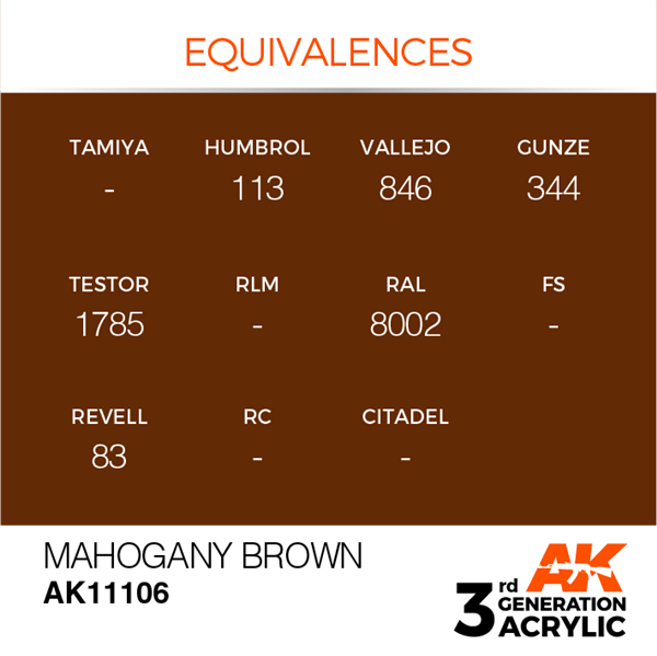 MAHOGANY BROWN - AK11106 - Imagen 3