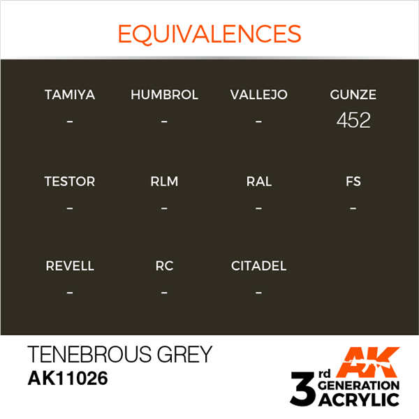 TENEBROUS GREY - AK11026 - Imagen 3