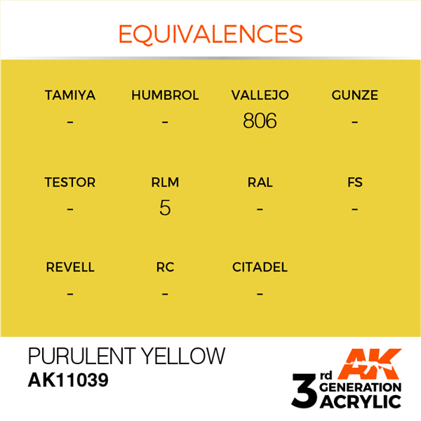 PURULENT YELLOW - AK11039 - Imagen 3