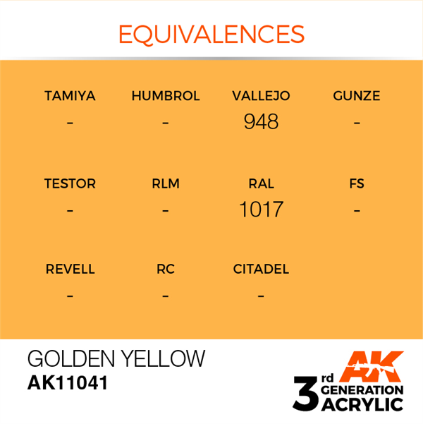 GOLDEN YELLOW - AK11041 - Imagen 3