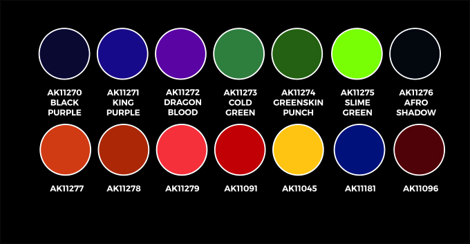 HIGH PIGMENTATION SET 14 COLORS AK11780 - Imagen 3